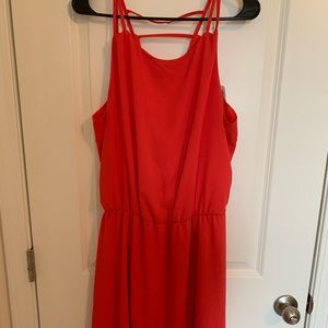 NEW Strapy coral summer dress